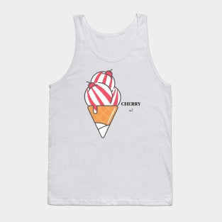 CHERRY out - ice cream Tank Top